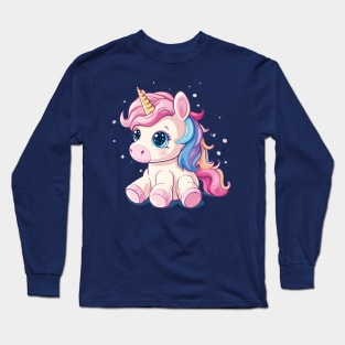 plushie unicorn Long Sleeve T-Shirt